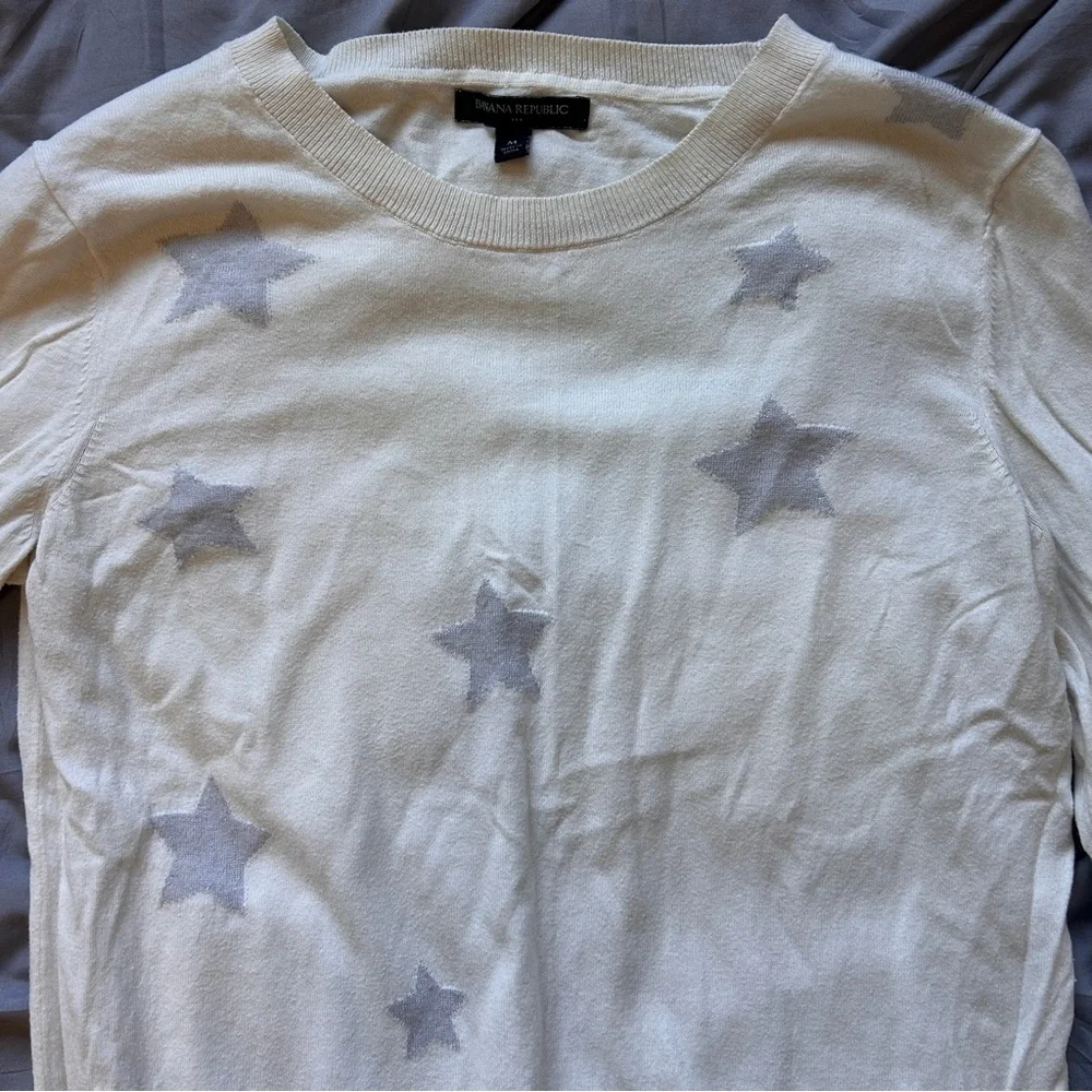 Banana Republic Cream Knit Sweater - Picture 4 of 6